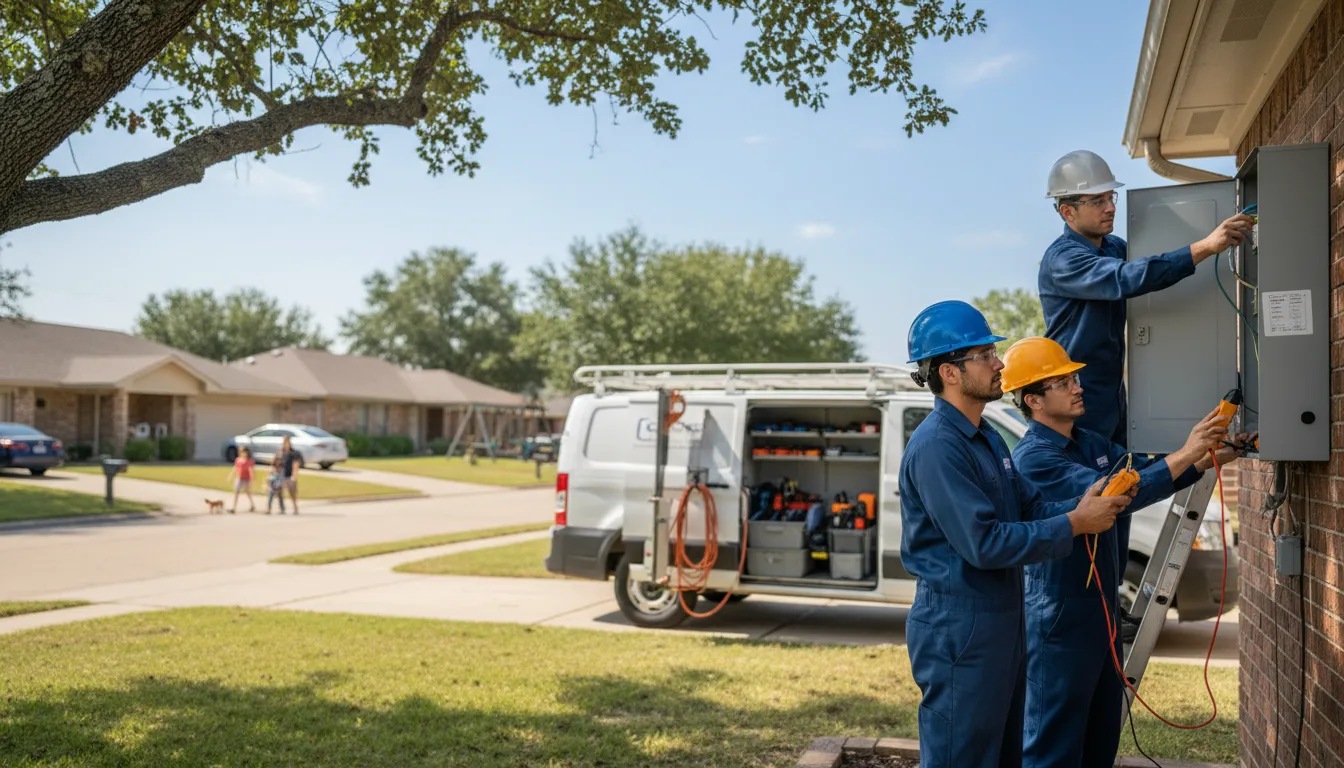 Certified electrician providing emergency electrical services in Zionsville, PA